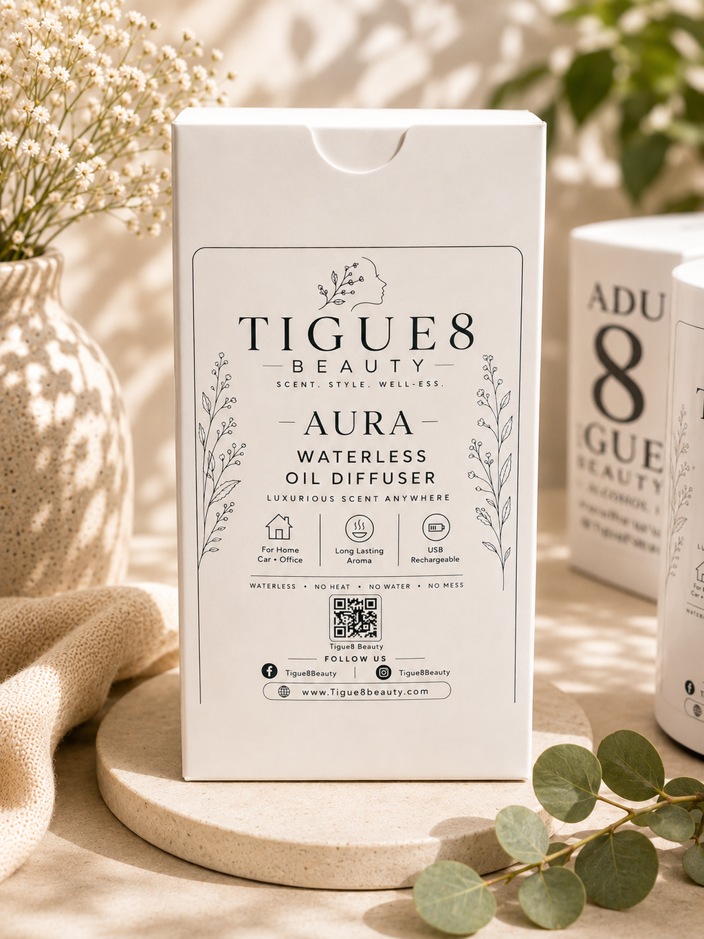 Aura oil diffuser