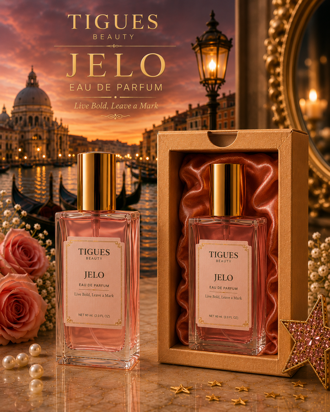 JELO(2oz) Eau De Perfume